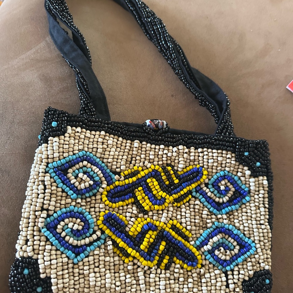 COPY - Black Beaded Shoulder Bag
